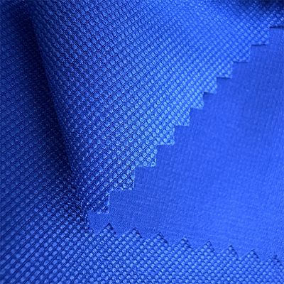 92% de polyester 8% de tissu spandex Matériau Jacquard Pearl Dot Pantalon de plage élastique à quatre côtés Tissu