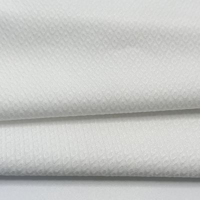 100D Diamant Grille 92 Polyester 8 Tissu élastique Tissu de veste de plein air