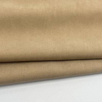 85% de polyester 15% de nylon peigné Twill Peach Skin Pantalon de plage Tissu