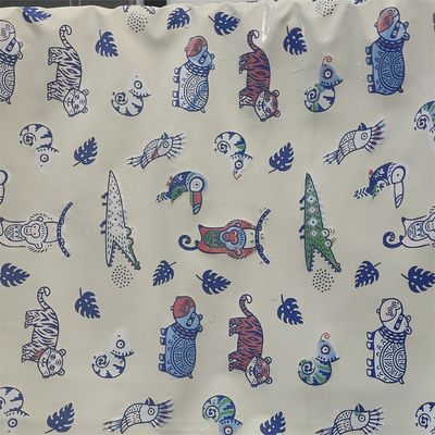 92% de polyester 8% de spandex 165 grammes Tissu élastique imprimé imperméable à l'eau