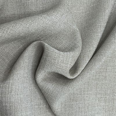 204GSM Tissu de lin de bambou élastique cationique Tissu de vêtements de mode pour femmes
