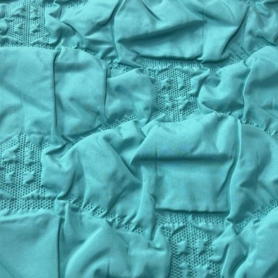 Tissu de plein air 100% polyester Pantalon à crêpe à bulles Veste à couper le vent Tissu