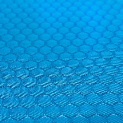 100% polyester 75D * 150D Twill peau de pêche laine 113gsm3D Pantalon de plage en relief
