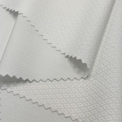 100D Diamant Grille 92 Polyester 8 Tissu élastique Tissu de veste de plein air