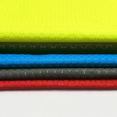 100% polyester 75D * 150D Twill peau de pêche laine 113gsm3D Pantalon de plage en relief